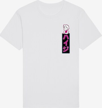 T-shirt 'Heidi Dream ' F4NT4STIC en blanc : devant