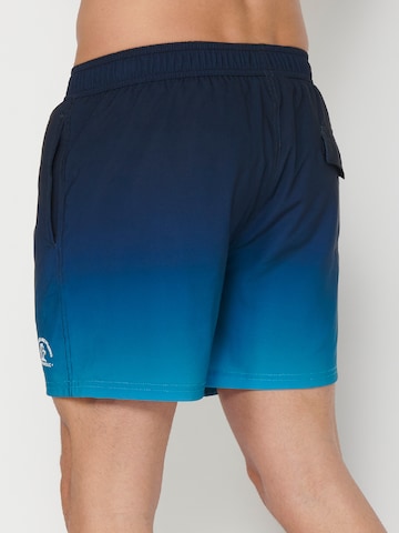 KOROSHI Badeshorts in Blau