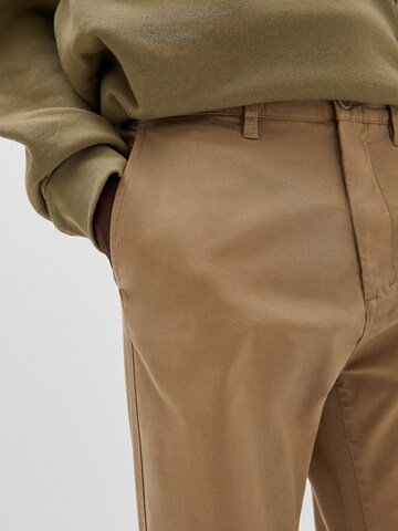 Regular Pantalon Pull&Bear en beige