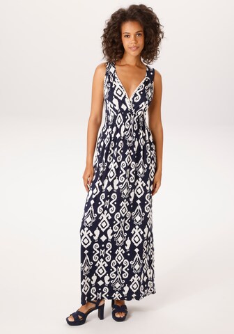 Aniston CASUAL Summer Dress in Blue: front
