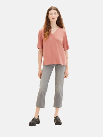 TOM TAILOR T-shirt i rosa