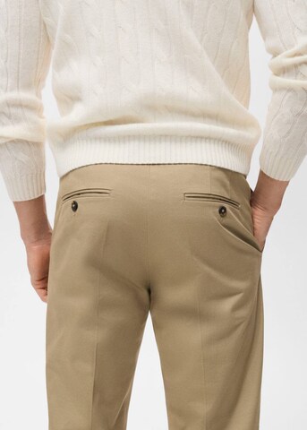 MANGO MAN Regular Hose 'Nicco' in Beige