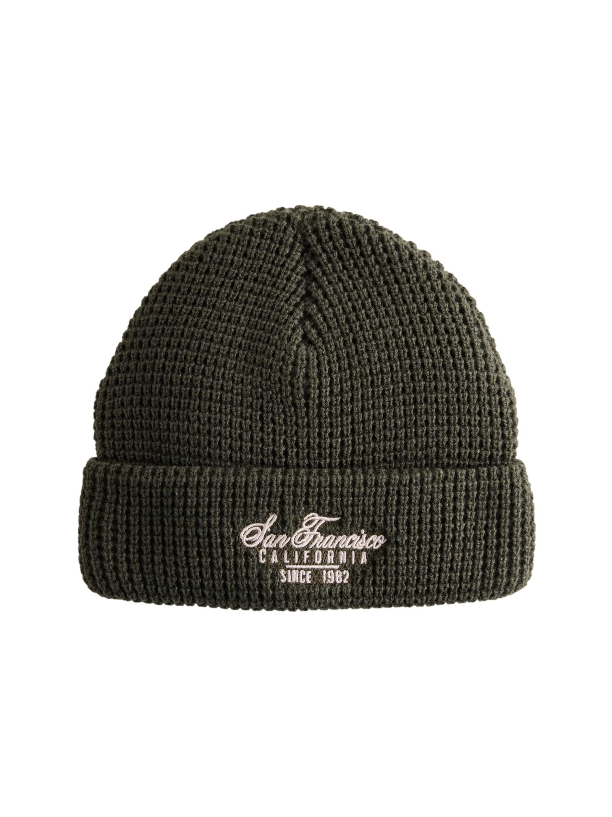 Next Mütze 'Waffle' in Grün: Vorderseite