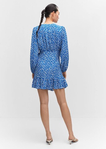 Robe 'Fresa' MANGO en bleu