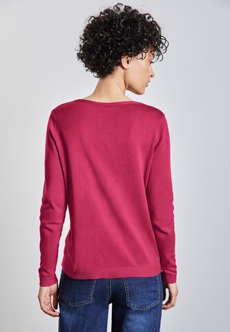 STREET ONE Weicher Strickpullover in Pink