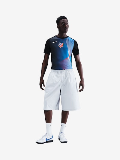 NIKE Sportshirt in blau / rot / schwarz / weiß, Produktansicht