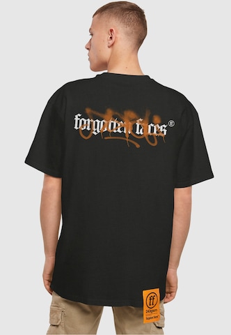 Forgotten Faces Shirt 'Tagged Warrior' in Black