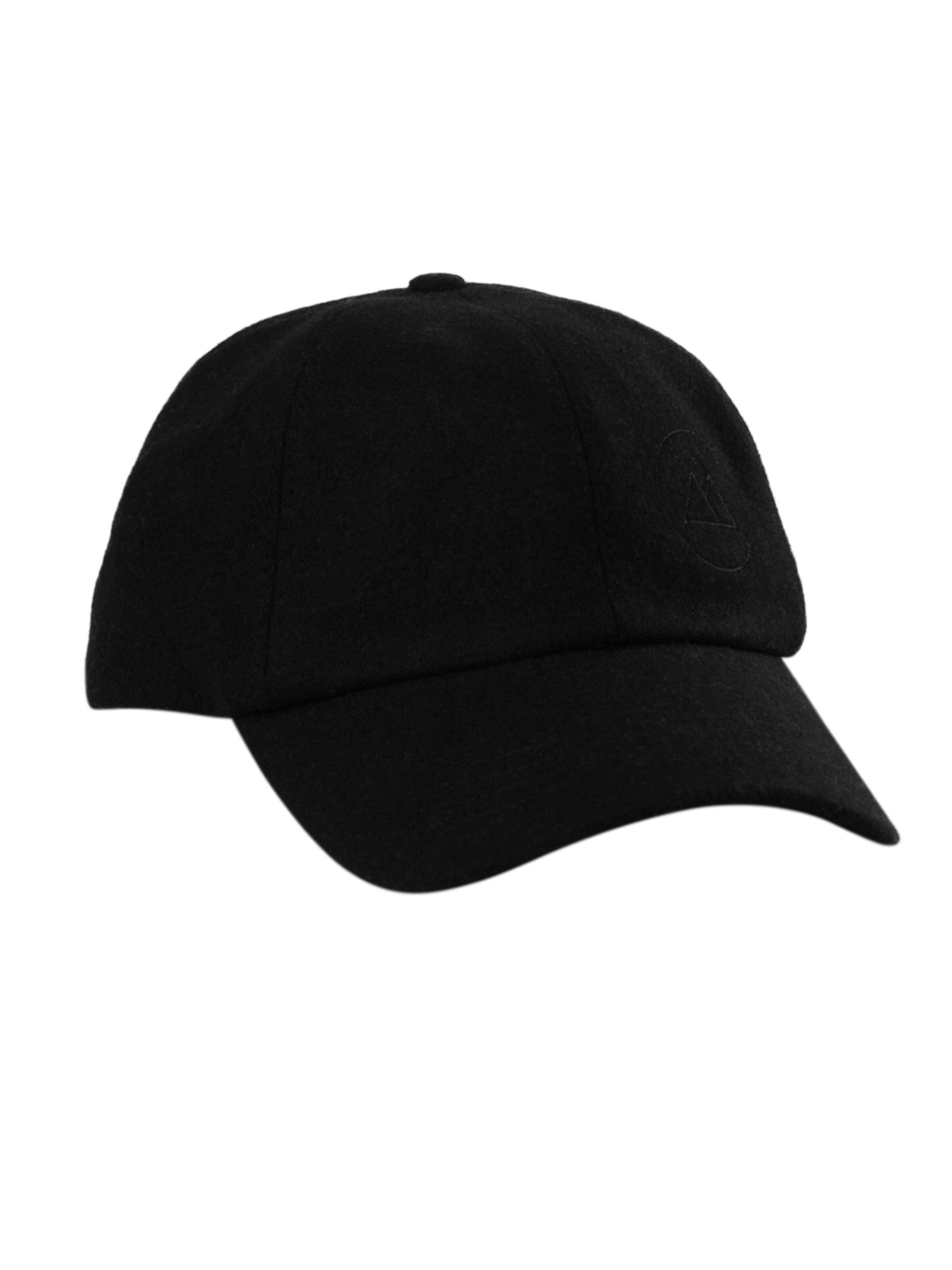 Casquette CASH-MERE.CH en noir : devant
