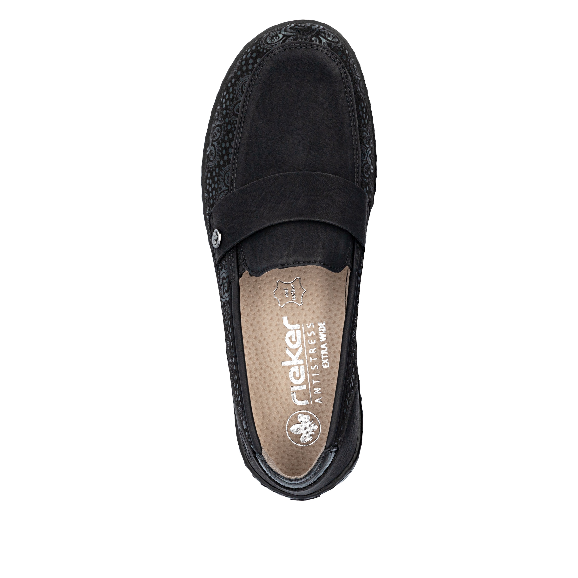 Chaussure basse Rieker en noir