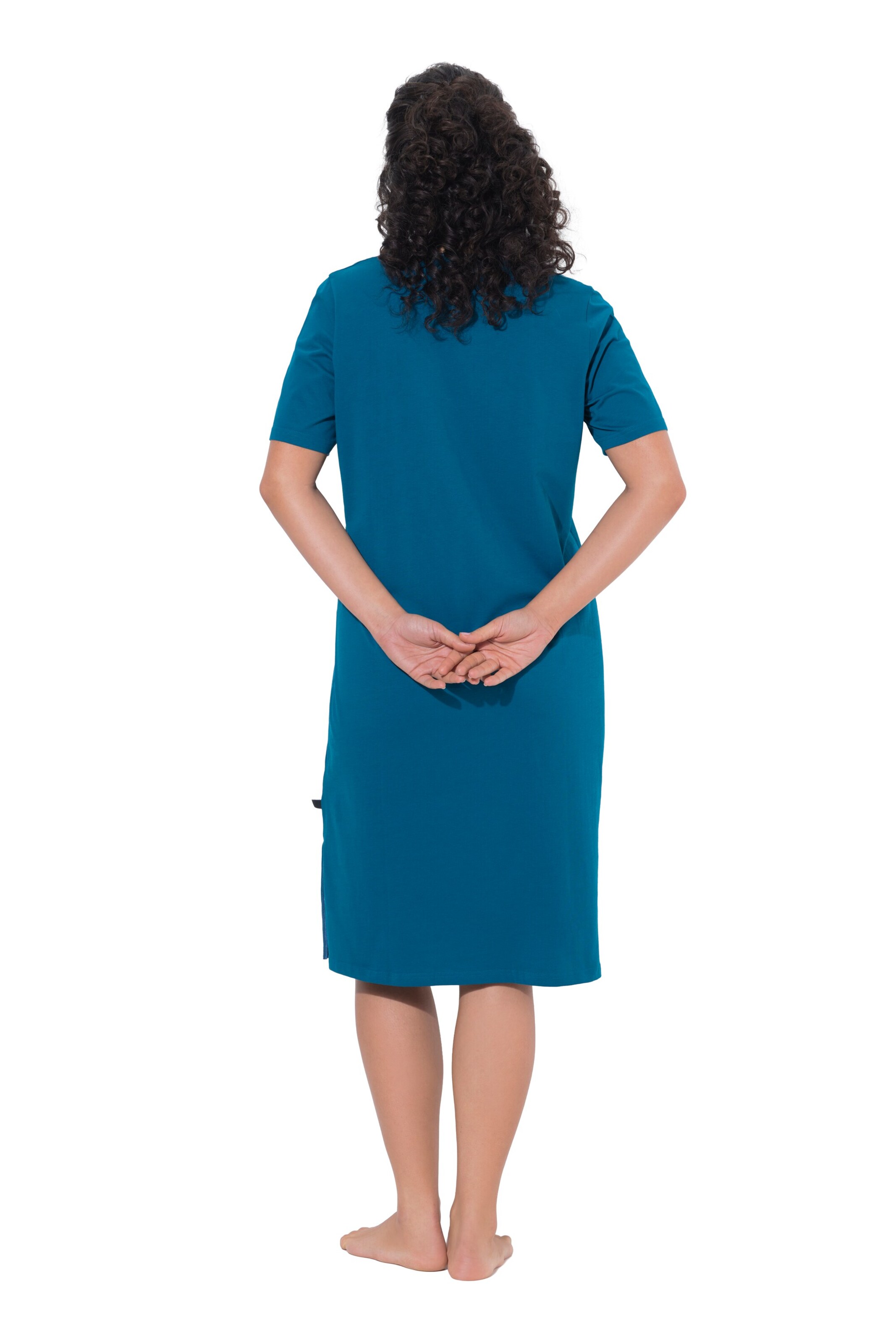 Ulla Popken Nachthemd in Blauw