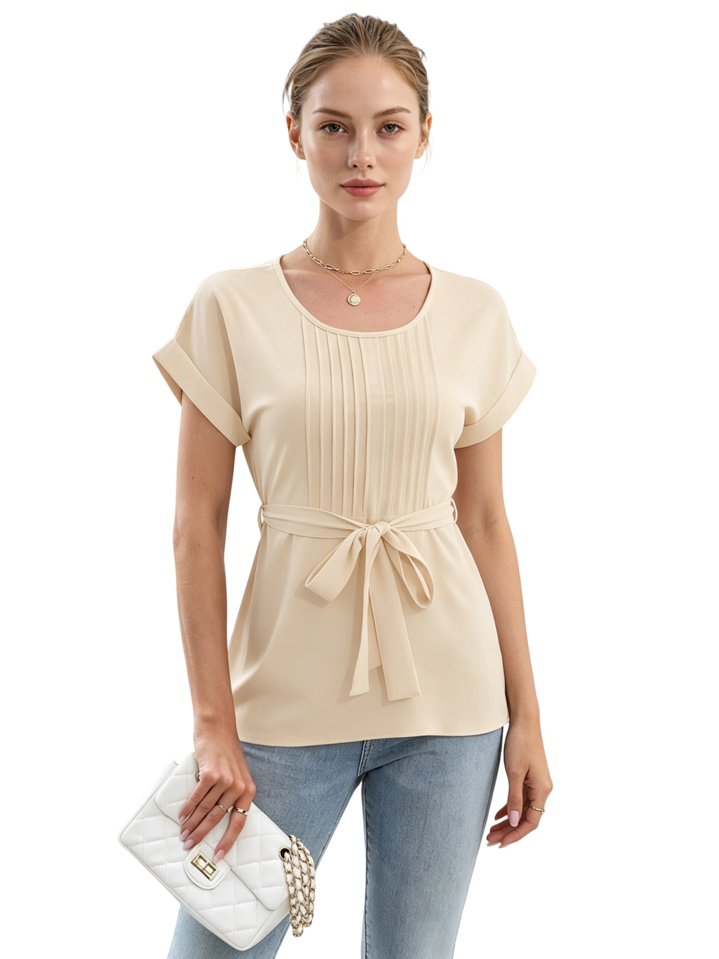Yesfashion Koszulka w kolorze pomarańczowy