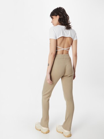 Slimfit Pantaloni di MSCH COPENHAGEN in beige