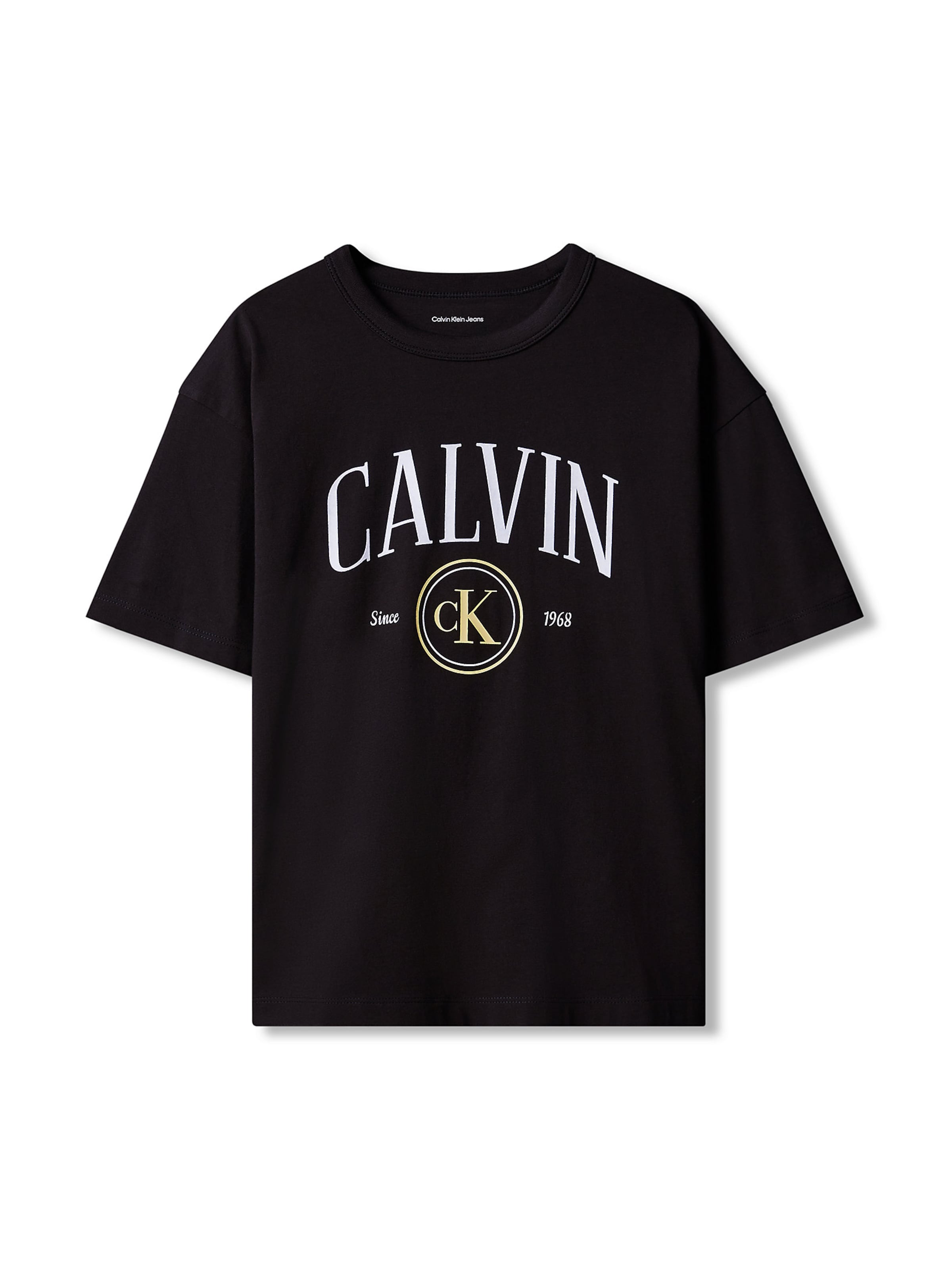 T-Shirt Calvin Klein Jeans en noir : devant
