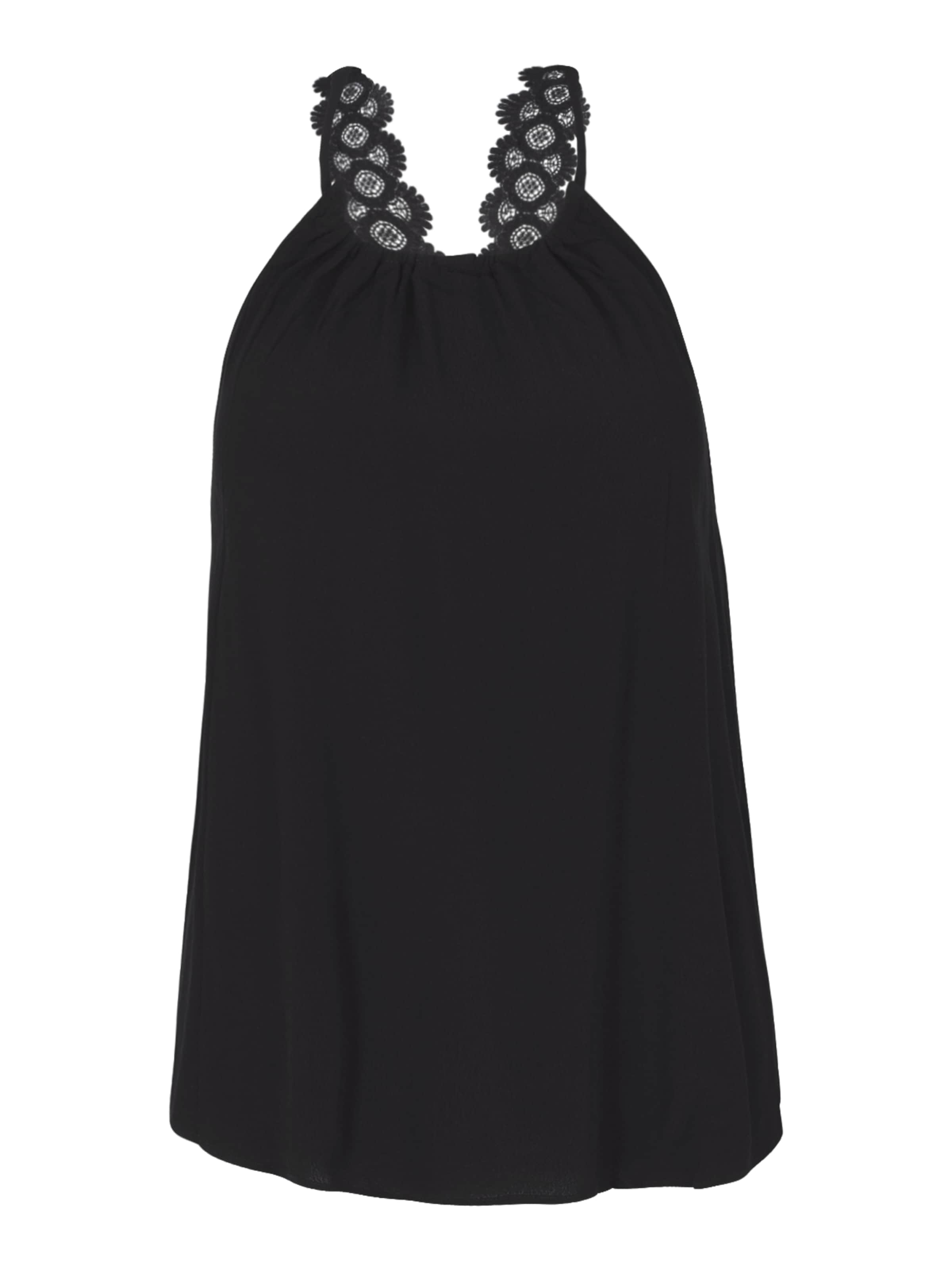 Top 'Thassia' di ABOUT YOU in nero: frontale