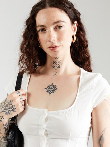 Monki Blouse in White