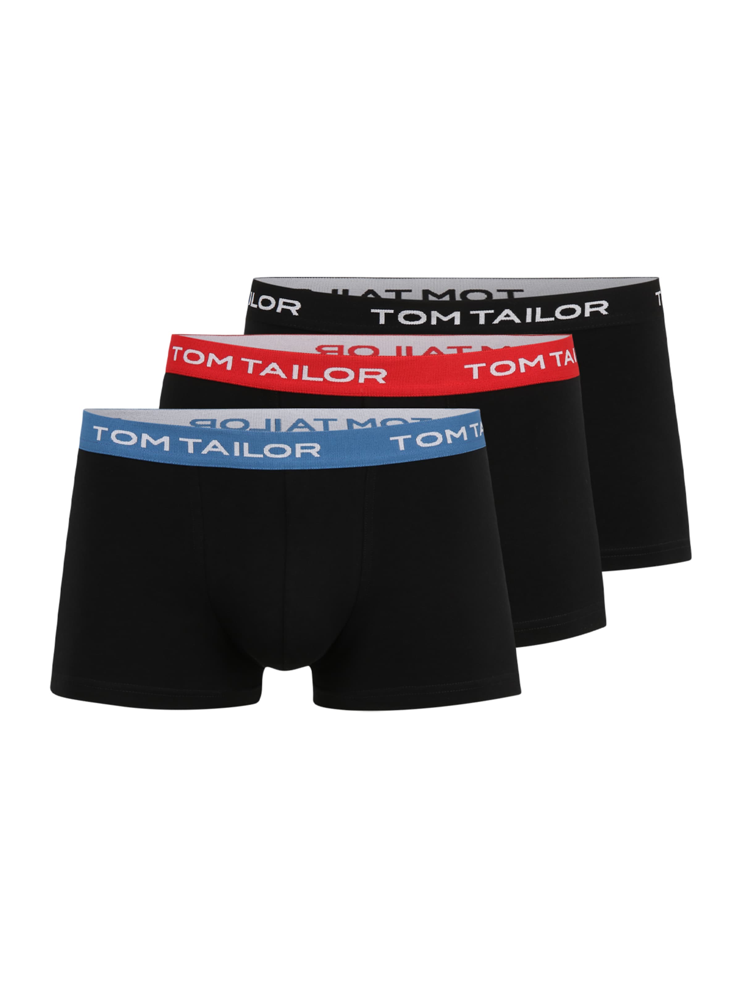 TOM TAILOR Boxer shorts in Black: front
