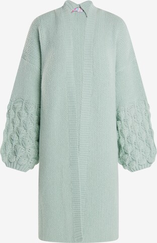 Cardigan IZIA en vert : devant