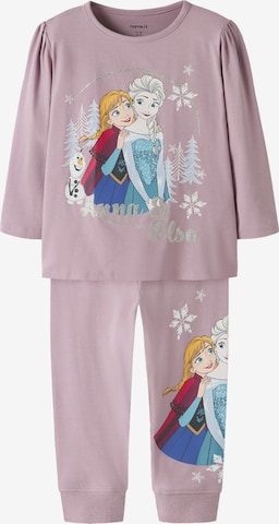 Pyjama 'NMFNESSI FROZEN' NAME IT en violet : devant