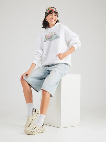 HOLLISTERSweater majica - bijela boja