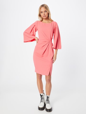 Rochie de cocktail de la Closet London pe portocaliu: față