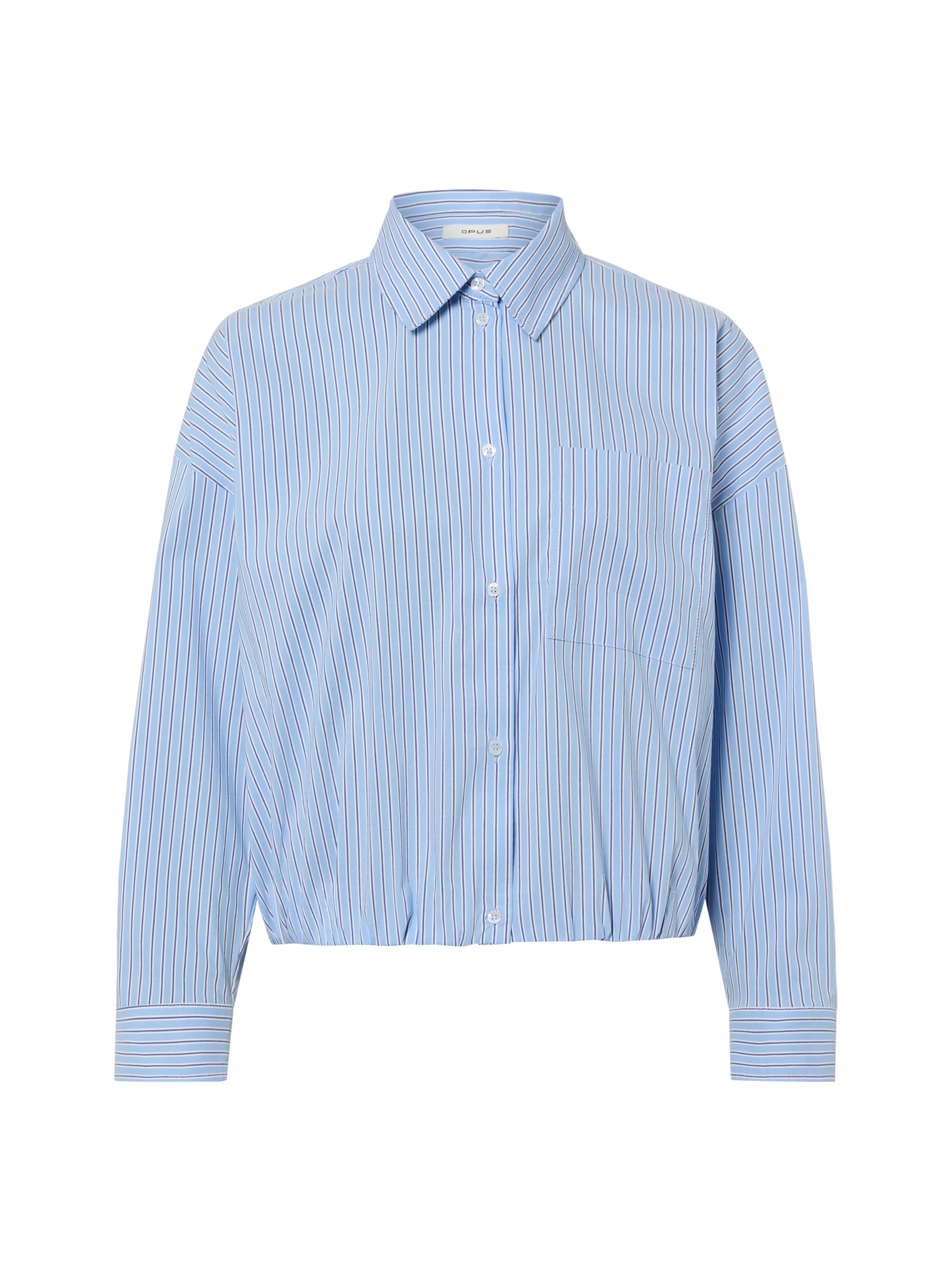 OPUS Blouse 'Fresa' in Night blue / Light blue / White, Item view