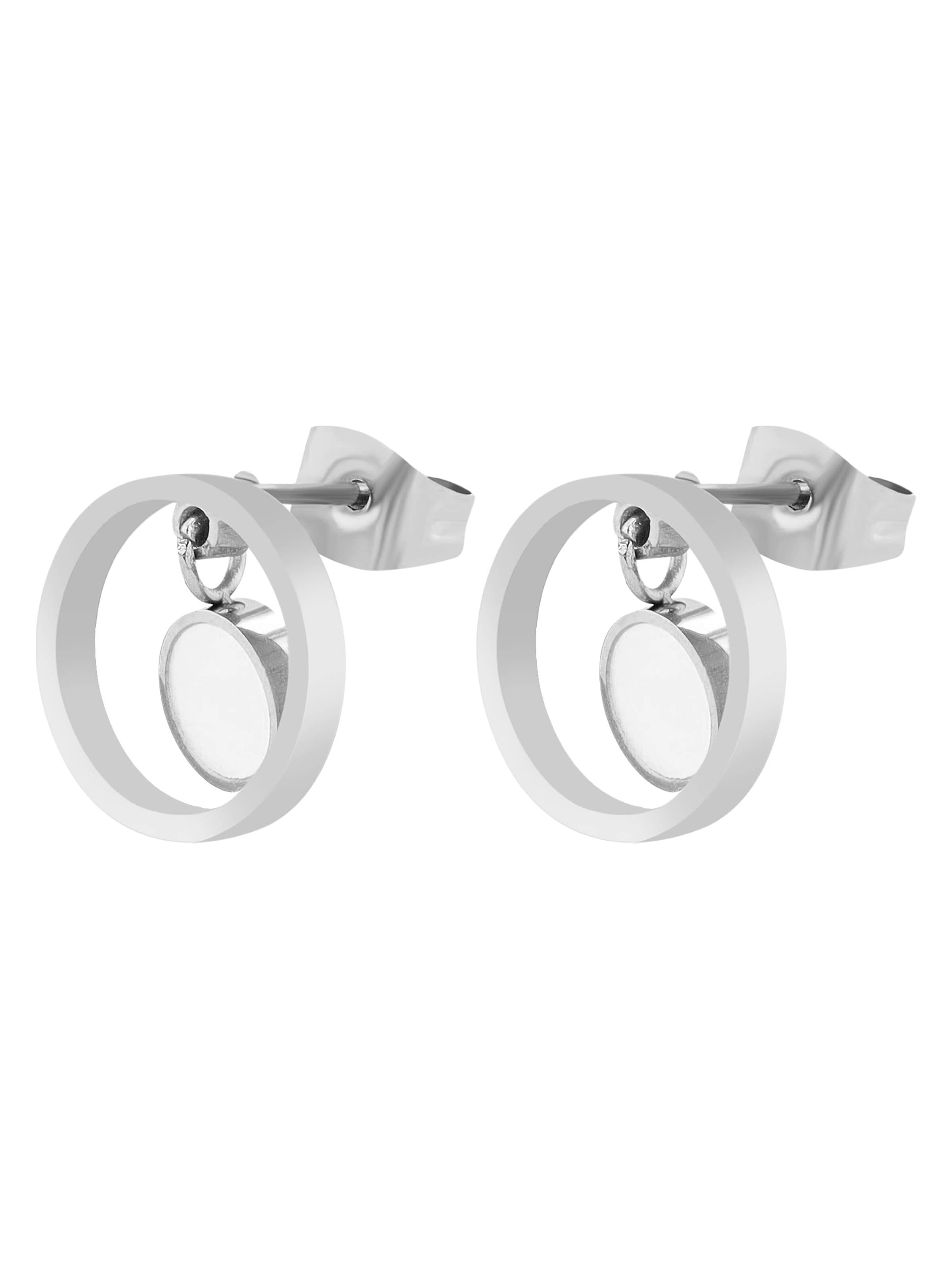 Akzent Earrings 'Alessa, goldfarbig, langlebig' in Silver