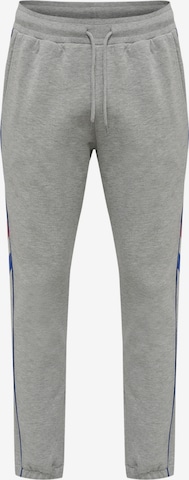 Tapered Pantaloni sportivi 'Durban' di Hummel in grigio: frontale