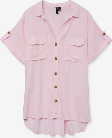 VERO MODA Bluse 'VMBumpy' i pink: forside