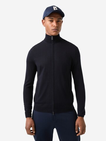 BOGNER Strickjacke 'Oscar' in Blau: Vorderseite