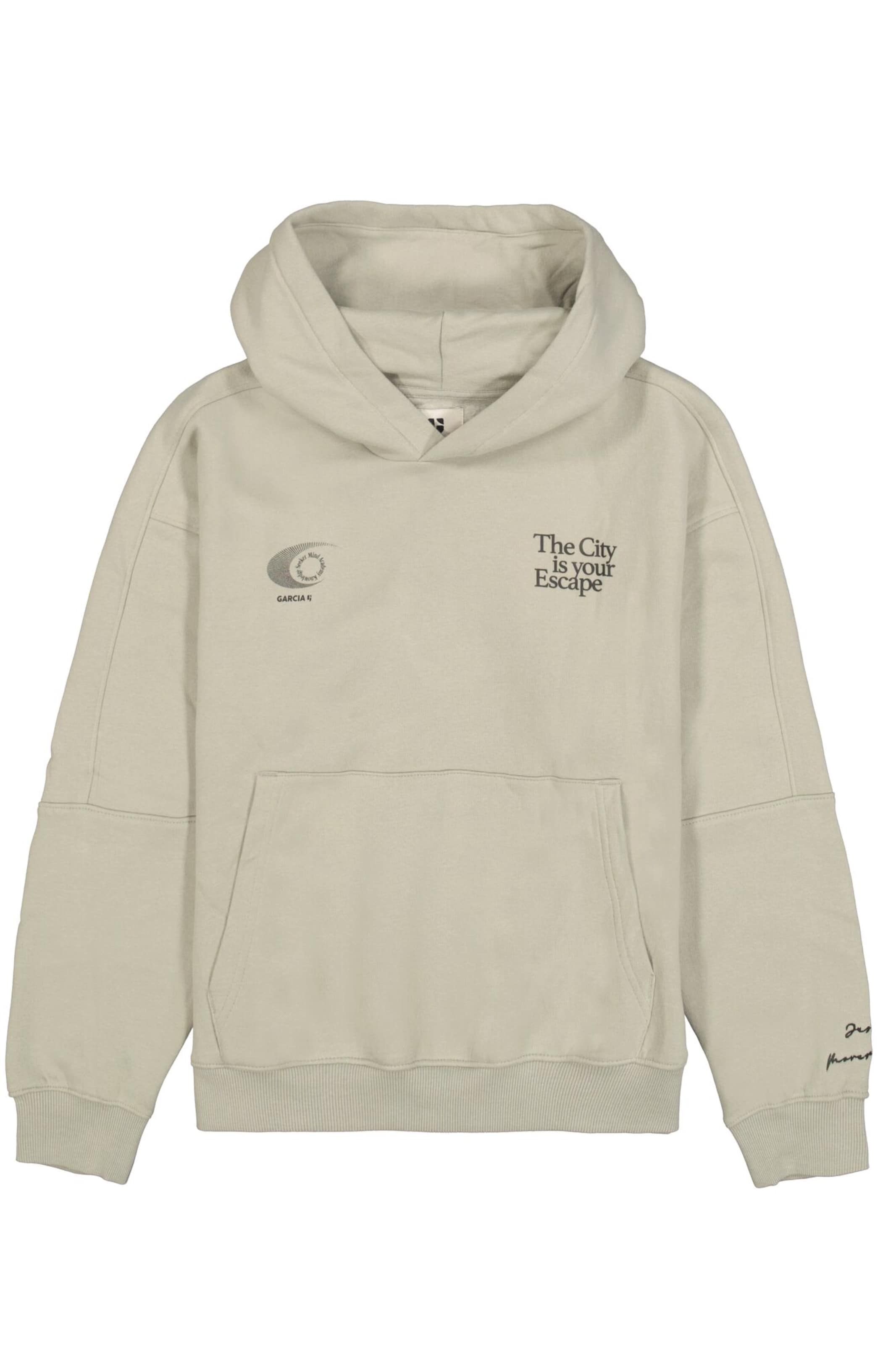 GARCIA Sweatshirt i grön: framsida