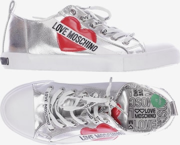 Love Moschino Sneakers & Trainers in 37 in Silver: front