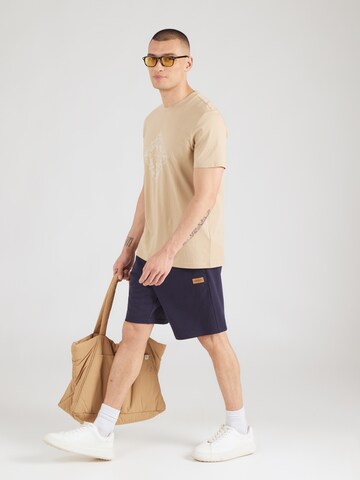 HUGO Shirt 'Nerberri' in Beige