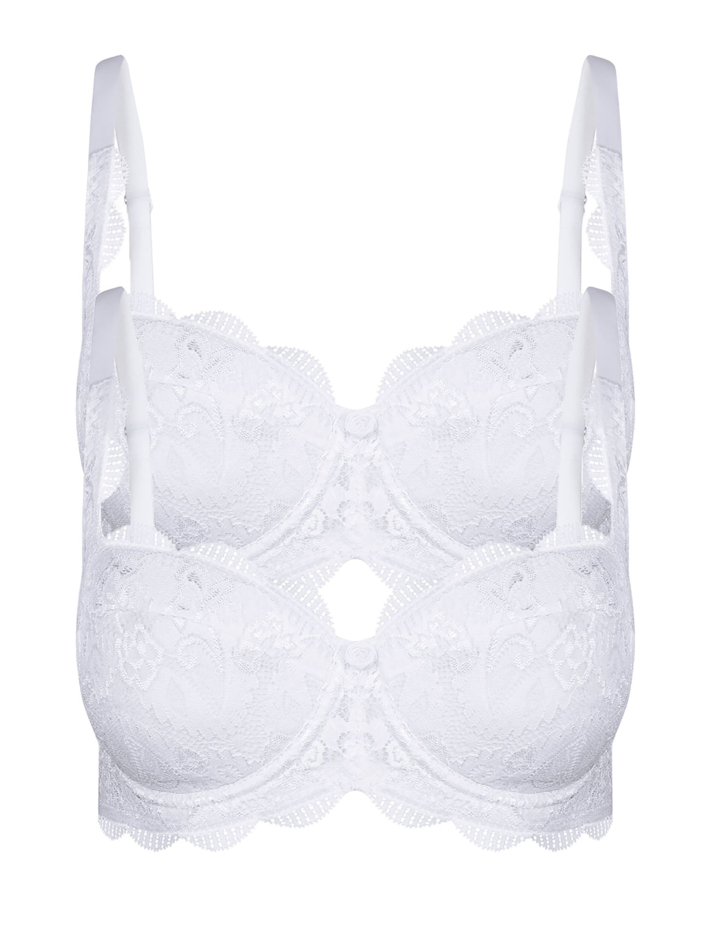 SUSA T-shirt Bra in White: front