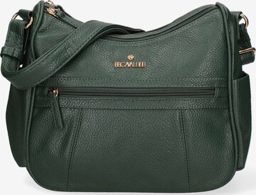 Borsa a tracolla 'Borsa a Tracolla Donna B Cavalli Ecopelle Zip Tasche Multiple 28x24cm' di B. Cavalli in verde: frontale