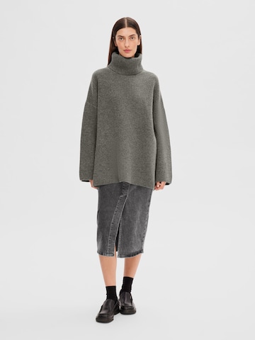 SELECTED FEMME Sweater 'Mary' in Grey