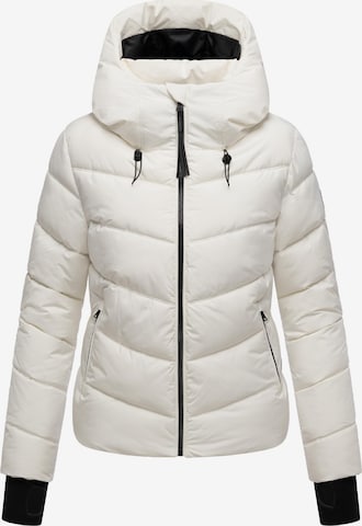 Veste d’hiver MARIKOO en blanc : devant