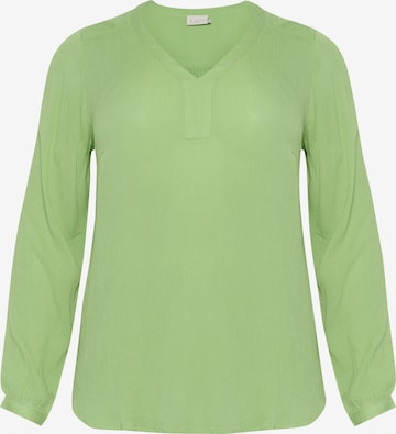KAFFE CURVEBluza 'KC Cami' - zelena boja: prednji dio