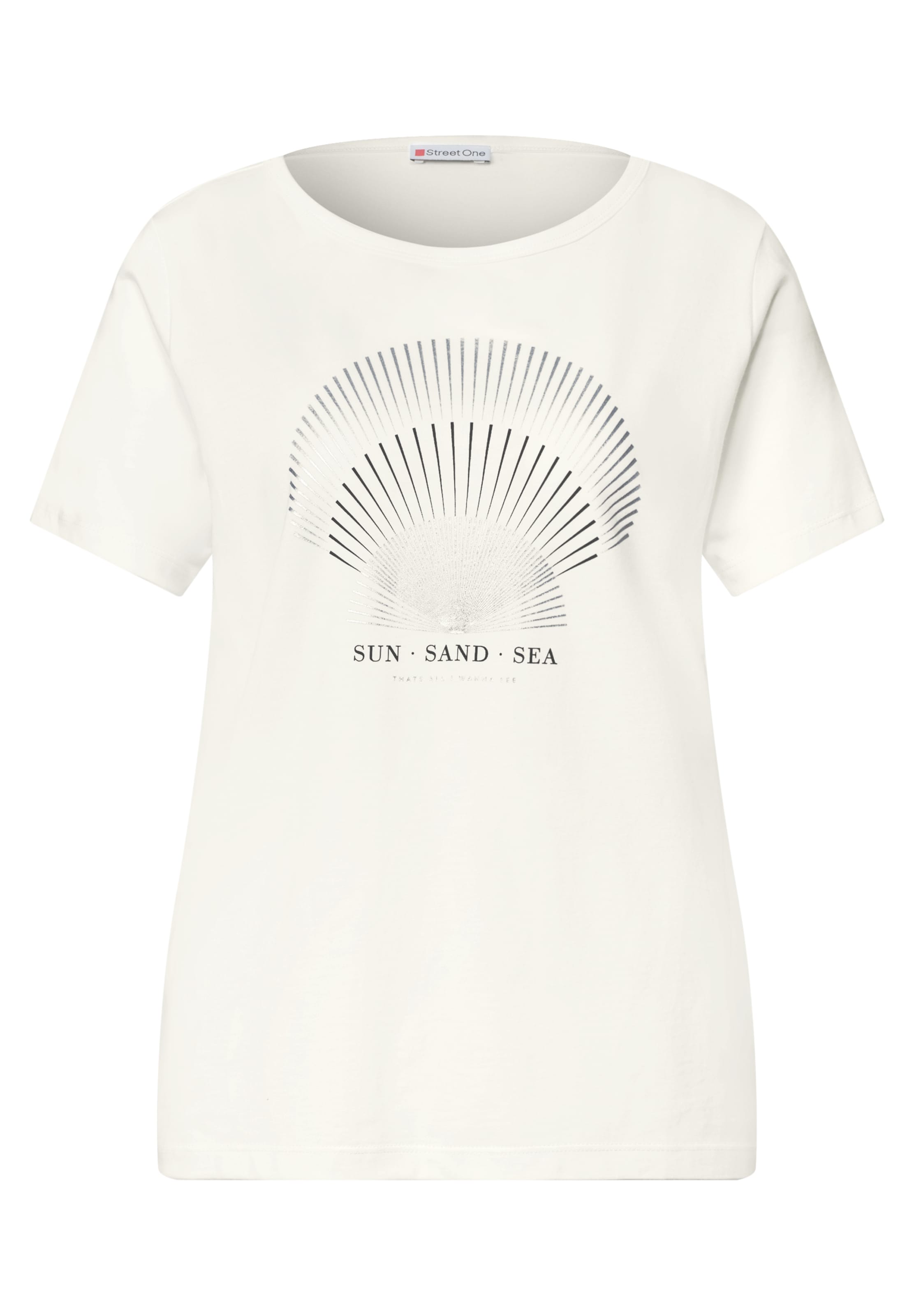 STREET ONE Shirt in White: front