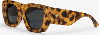 CHPO Sonnenbrille 'HONG KONG' in karamell / dunkelbraun / schwarz, Produktansicht