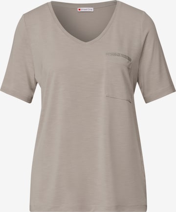 T-shirt STREET ONE en gris : devant