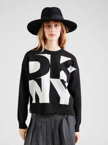Pull-over DKNY en noir : devant