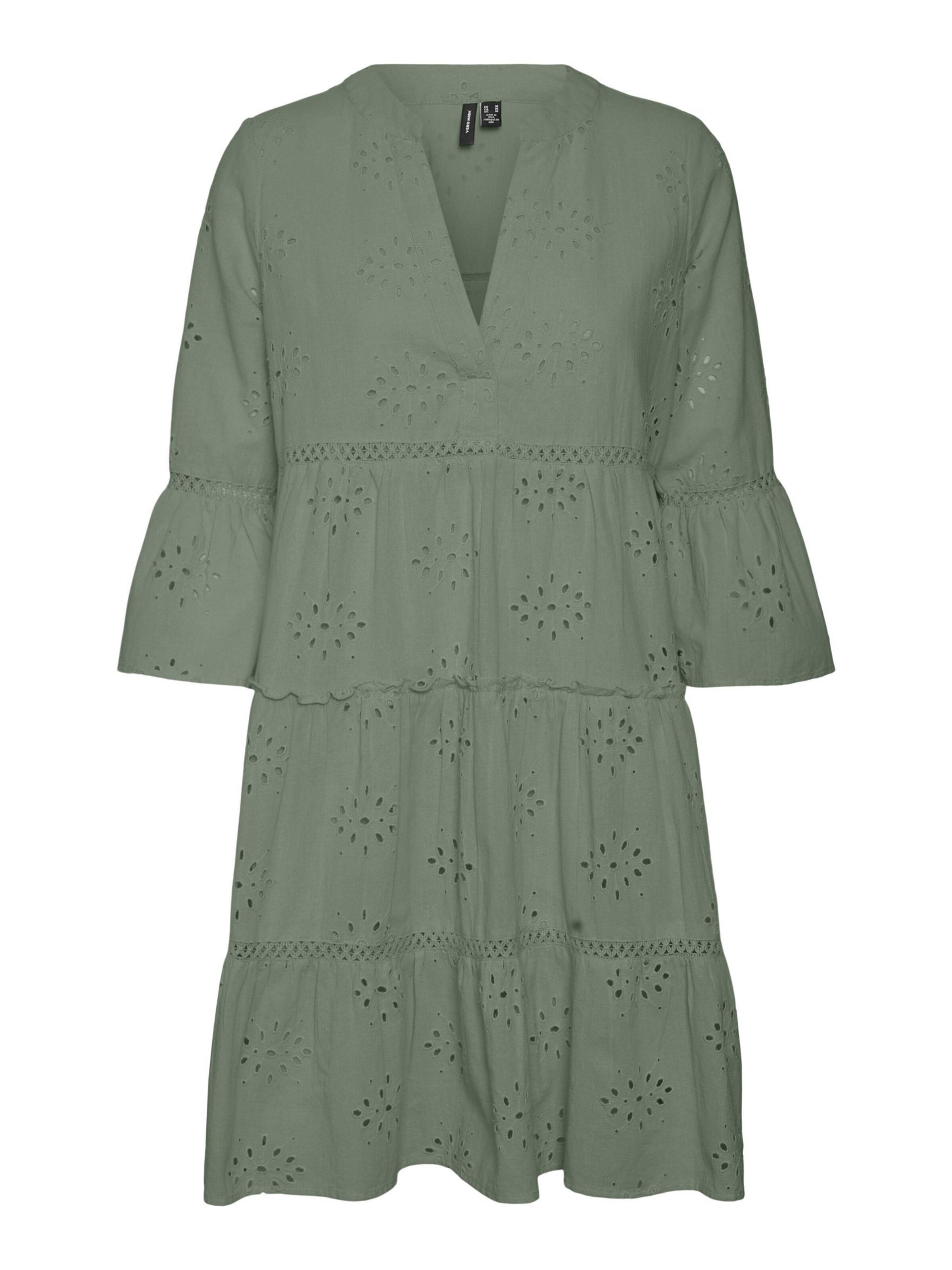 VERO MODA Blusekjole 'DICTHE' i grøn: forside