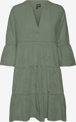 VERO MODA - Vestido camisero 'DICTHE' en verde: frente