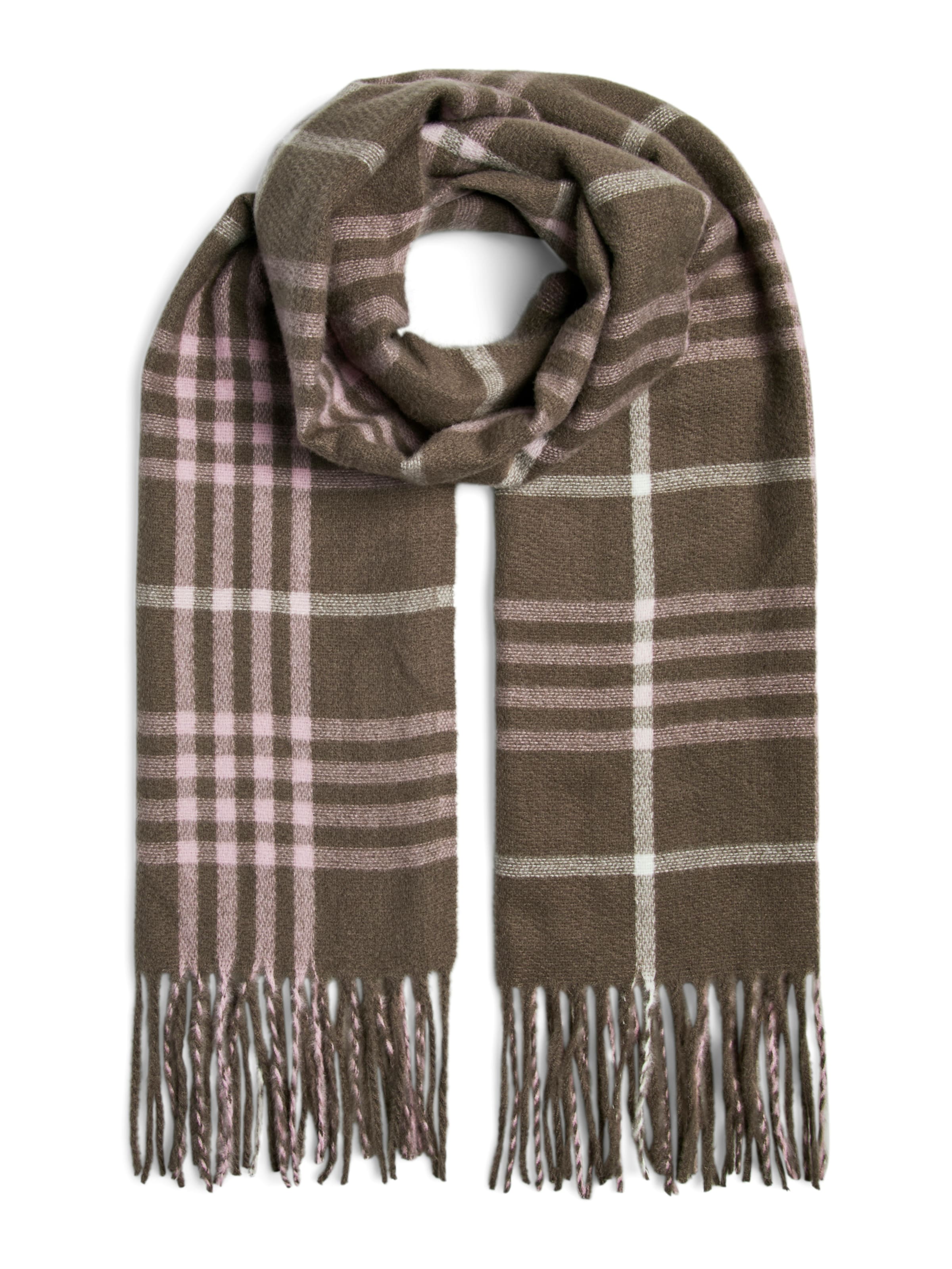 PIECES - Chal 'PCLESIA' en gris: frente