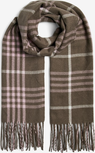 PIECES Šal 'PCLESIA' u boja blata / rosé / prljavo bijela, Pregled proizvoda