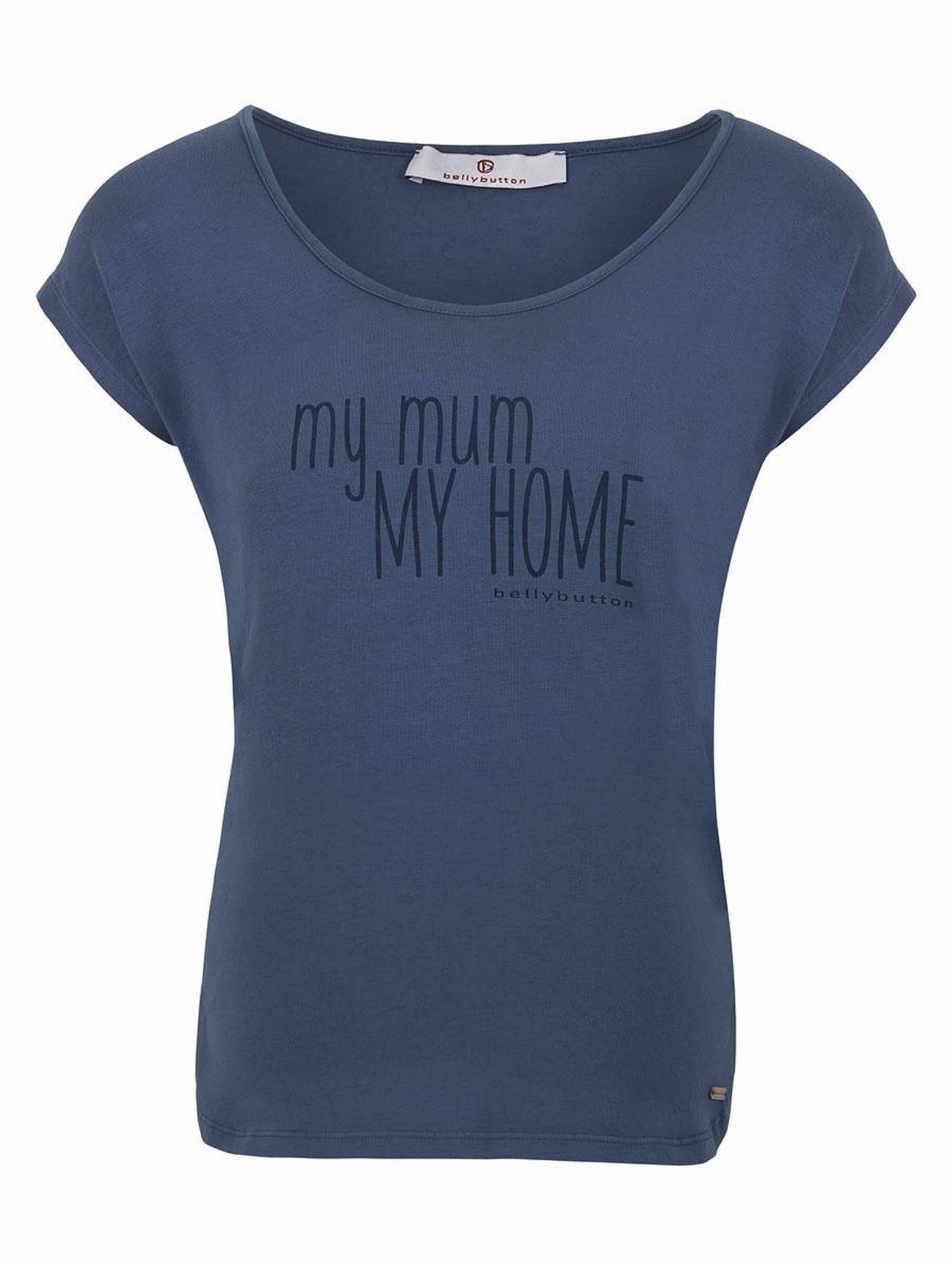 BELLYBUTTON Shirt 'Baumwoll-T-Shirt für die Schwangerschaft blau' in M in Blue, Item view