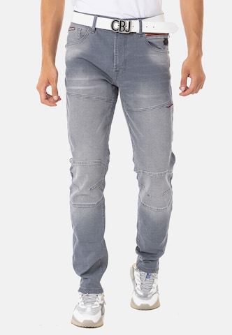 CIPO & BAXX Regular Jeans in Grey: front