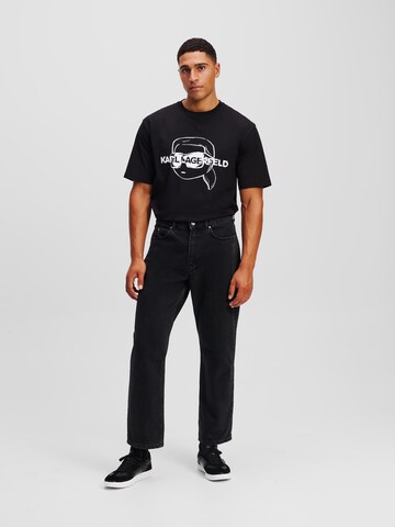 regular Jeans di Karl Lagerfeld in nero