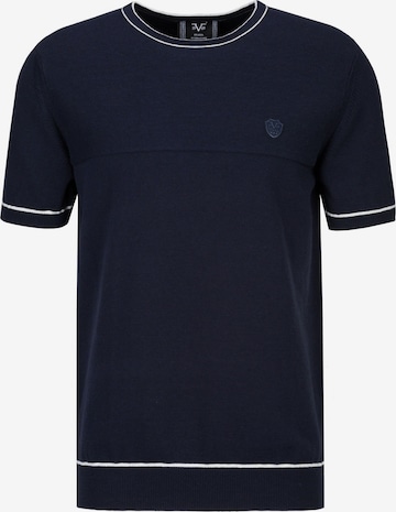 T-Shirt 'Marino' 19V69 ITALIA en bleu : devant