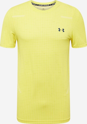 UNDER ARMOUR Performance Shirt in Yellow: front